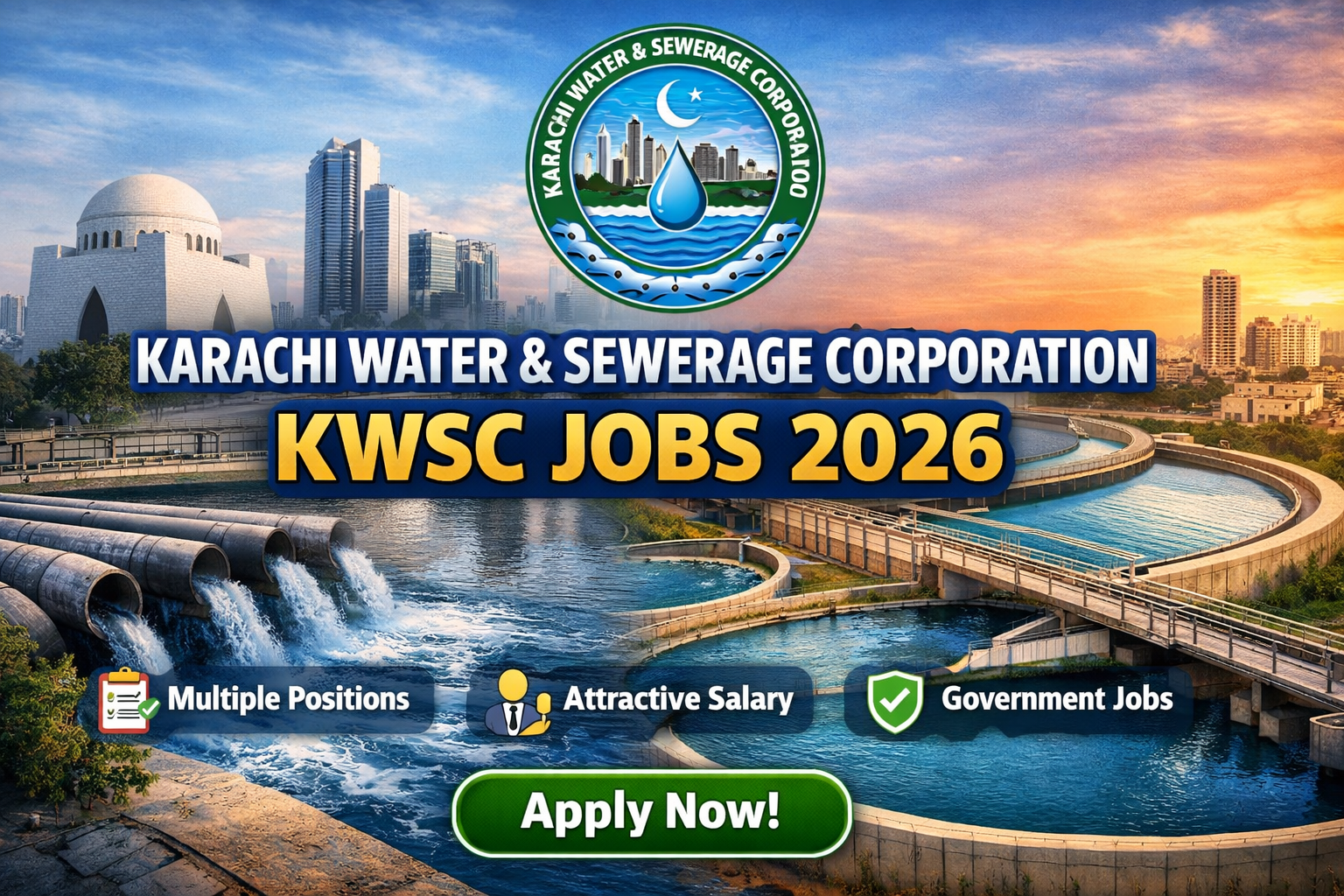 Karachi Water & Sewerage Corporation KWSC Jobs 2026