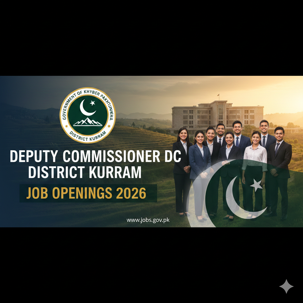 Deputy Commissioner DC District Kurram Jobs 2026 – Latest Government Vacancies Apply Now big news