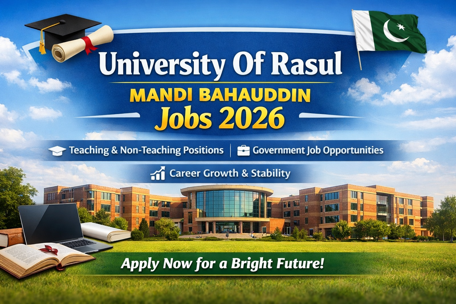 University Of Rasul Mandi Bahauddin Jobs 2026 – Latest Teaching & Non-Teaching Vacancies big news